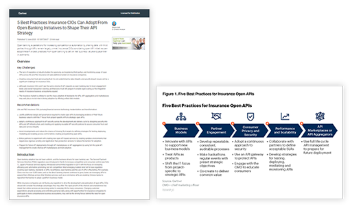 Gartner 5 Best Practices Insurance CIOs Can Adopt From Open Banking